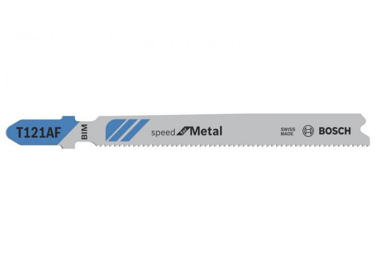3 Lames scie sauteuse BIM Speed Métal 92mm  Pas : 1,2mm T121AF - 2608636698 - Bosch