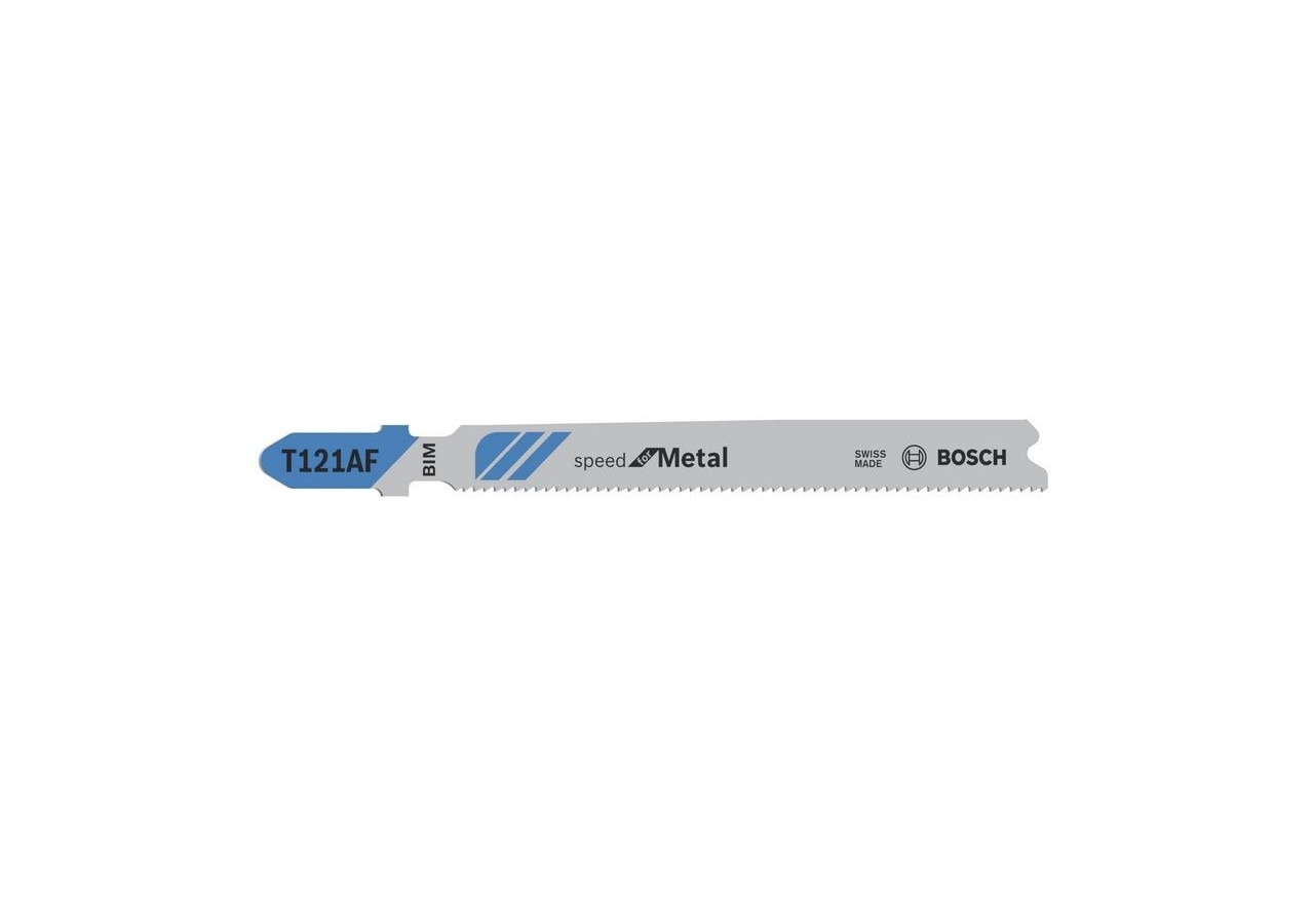 3 Lames scie sauteuse BIM Speed Métal 92mm  Pas : 1,2mm T121AF - 2608636698 - Bosch