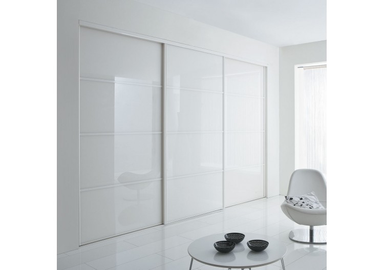 Façade de placard coulissante 3 portes Nordique - Kazed : Confort'Mat 2