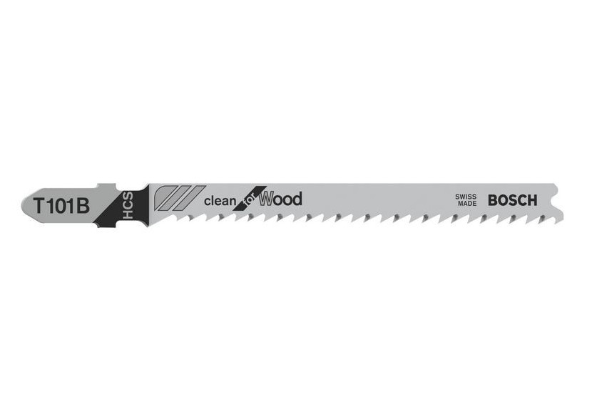 3 Lames scie sauteuse HCS Clean Bois 100mm  Pas : 2,7mm T101B - 2608630557 - Bosch 3 Lames scie sauteuse HCS Clean Bois 100mm  Pas : 2,7mm T101B - 2608630557 - Bosch