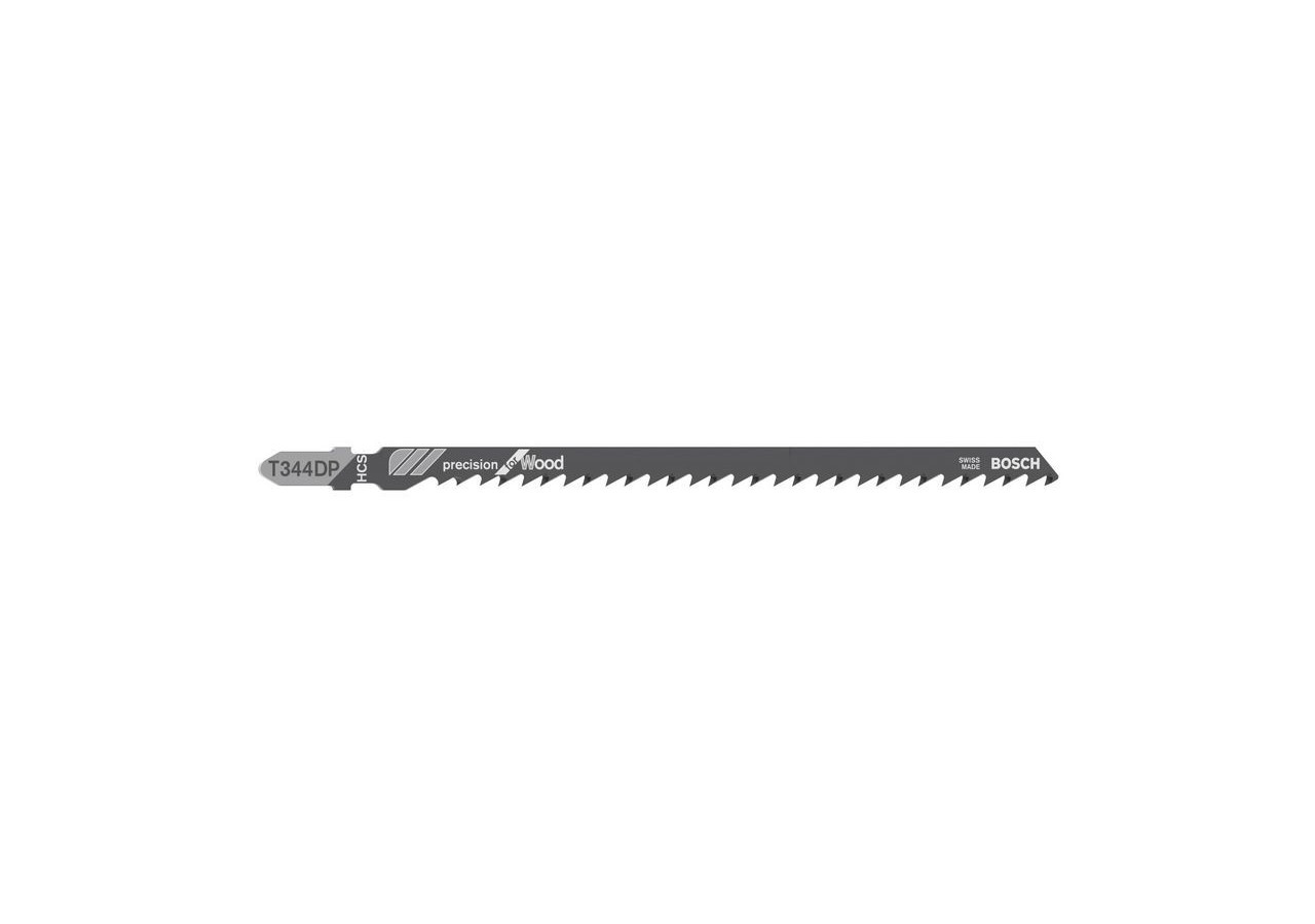 3 Lames scie sauteuse HCS Précision Bois 152mm  Pas : 4mm T344DP - 2608633A32 - Bosch