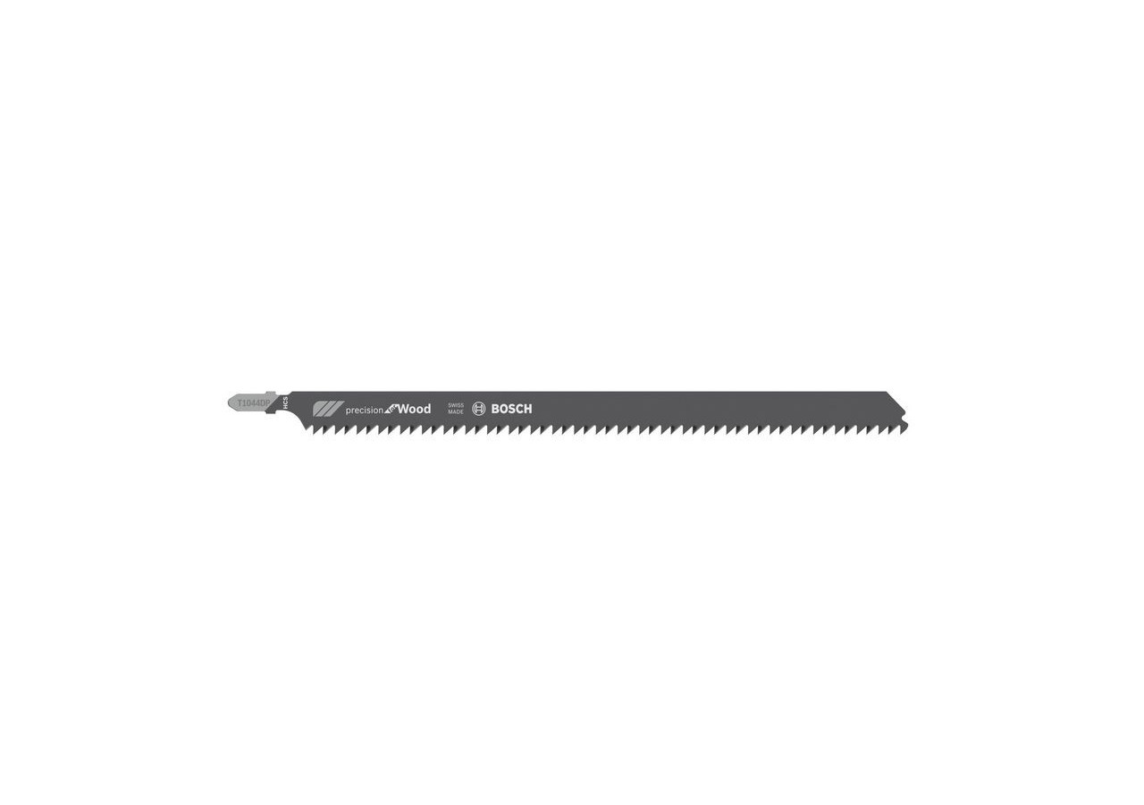 3 Lames scie sauteuse HCS Précision Bois 250mm  Pas : 4mm T1044DP - 2608667394 - Bosch