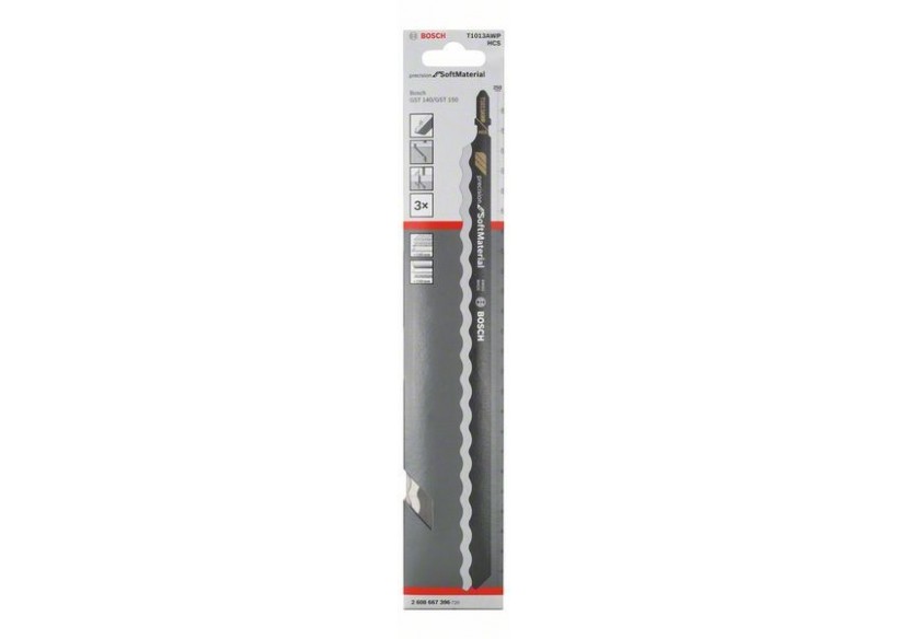 3 Lames scie sauteuse HCS Précision Isolation 250mm  Pas : 12mm T1013AWP - 2608667396 - Bosch 3 Lames scie sauteuse HCS Précision Isolation 250mm  Pas : 12mm T1013AWP - 2608667396 - Bosch