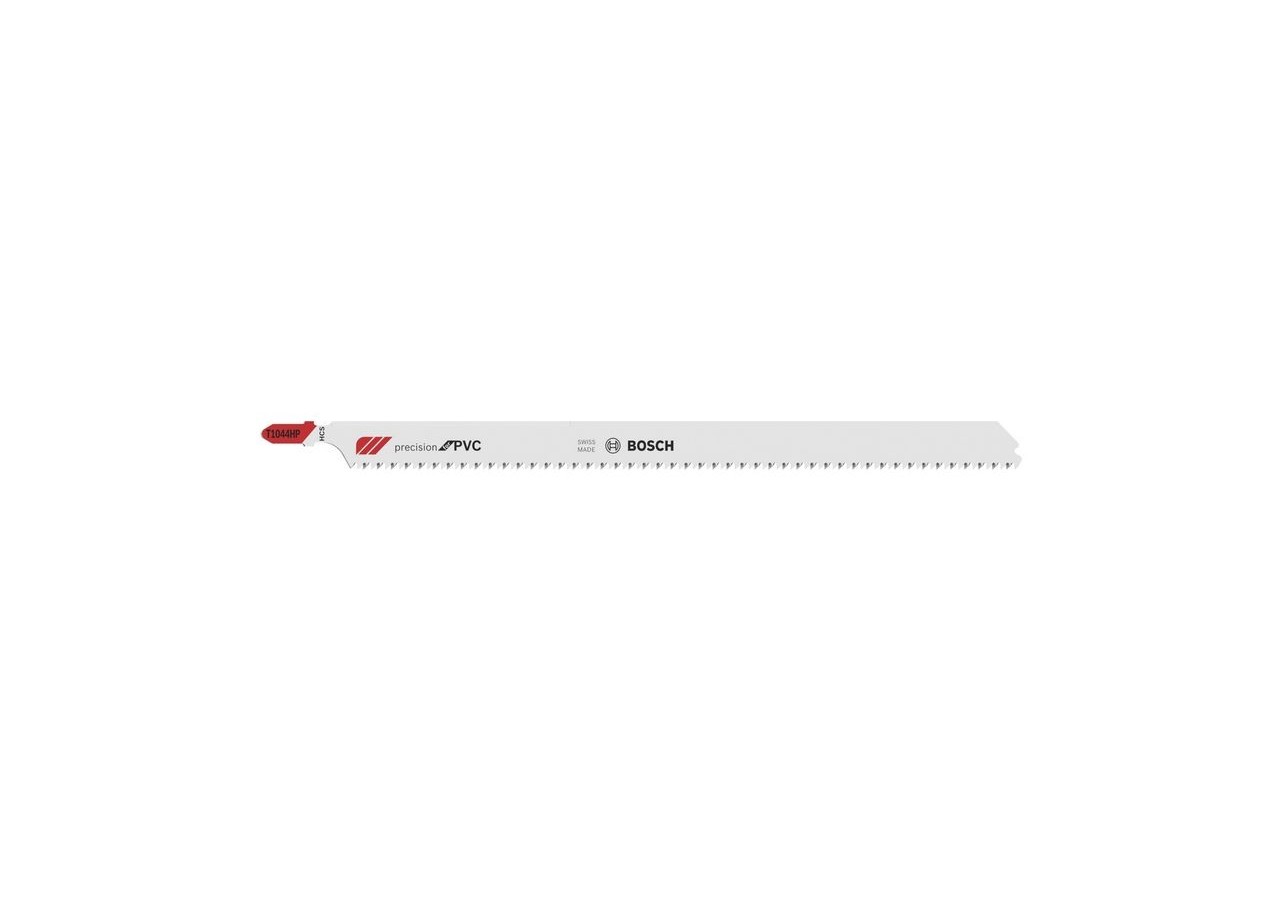3 Lames scie sauteuse HCS Spécial PVC 250mm  Pas : 2,3mm T1044HP - 2608667843 - Bosch