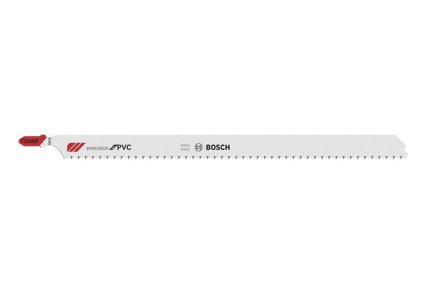 3 Lames scie sauteuse HCS Spécial PVC 250mm  Pas : 2,3mm T1044HP - 2608667843 - Bosch 3 Lames scie sauteuse HCS Spécial PVC 250mm  Pas : 2,3mm T1044HP - 2608667843 - Bosch
