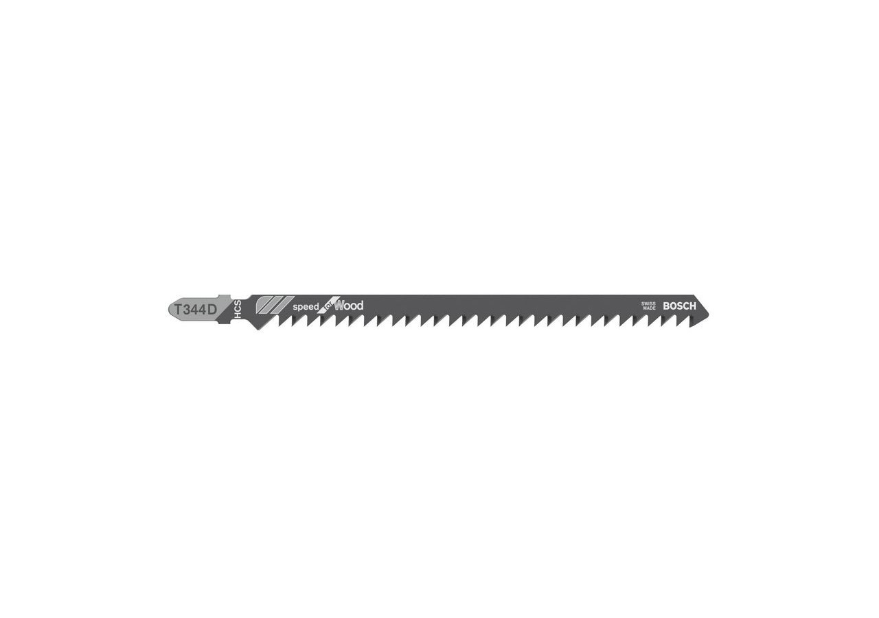 3 Lames scie sauteuse HCS Speed Bois 152mm  Pas : 4mm T344D - 2608637944 - Bosch