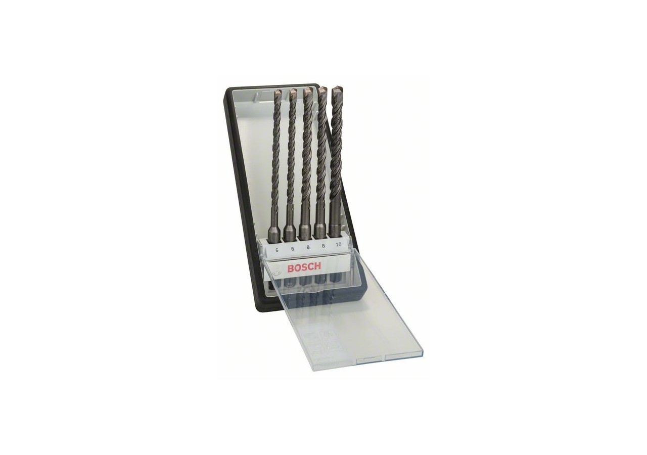 5 forets beton sds plus 5 PRO 6/6/8/8/10mm - 2607019928 - Bosch