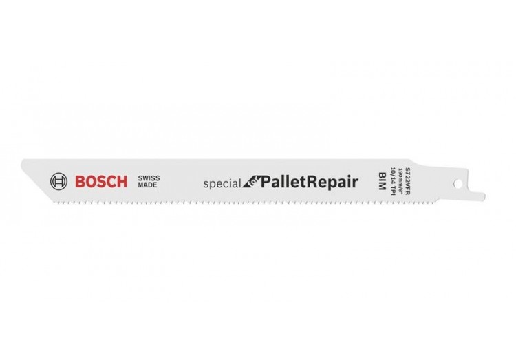 5 Lames scie sabre BIM Démolition Palette 190mm S722VFR - 2608658027 - Bosch