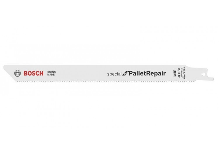 5 Lames scie sabre BIM Démolition Palette 225mm S1122VFR - 2608658030 - Bosch