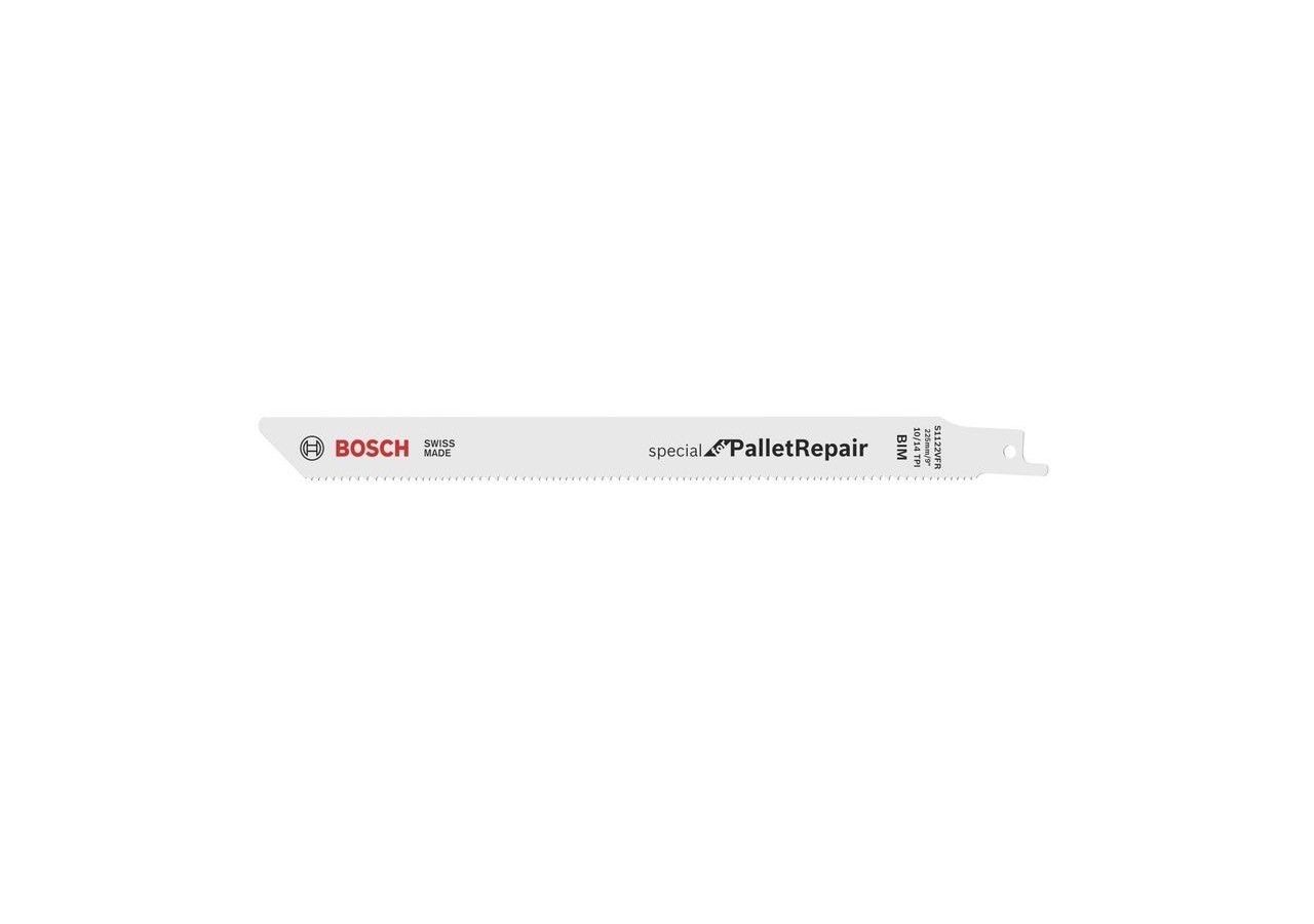5 Lames scie sabre BIM Démolition Palette 225mm S1122VFR - 2608658030 - Bosch
