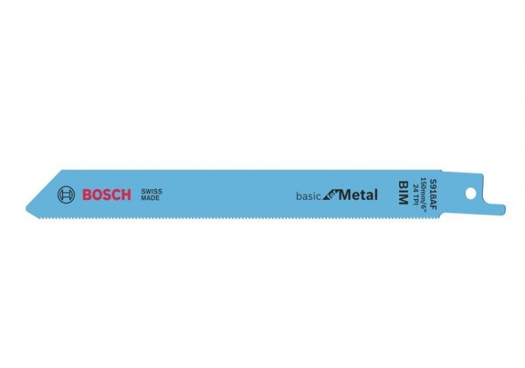 5 Lames scie sabre BIM Métal 150mm S918AF - 2608651780 - Bosch
