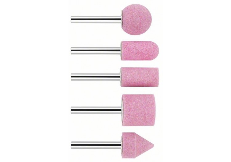 5 Meules sur tige queue 6mm - 1609200286 - Bosch