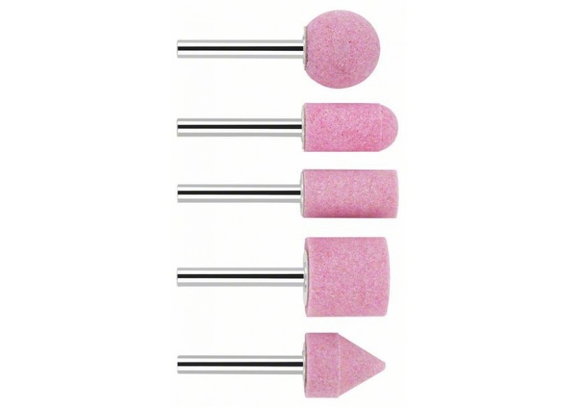 5 Meules sur tige queue 6mm - 1609200286 - Bosch