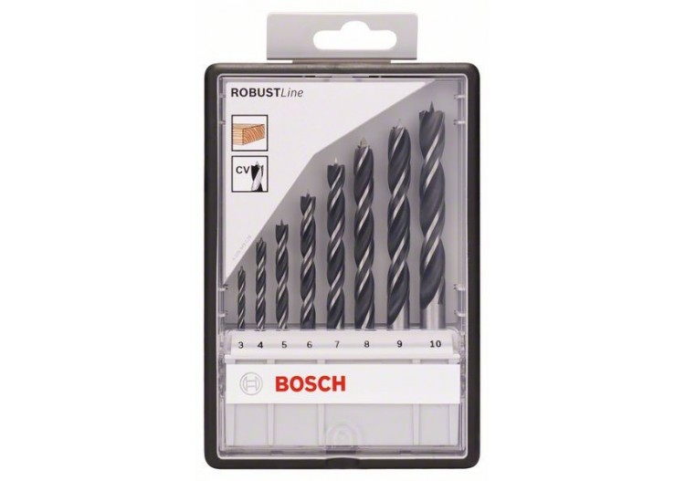 8 MECHES BOIS ROBUSTLINE - 2607010533 - Bosch