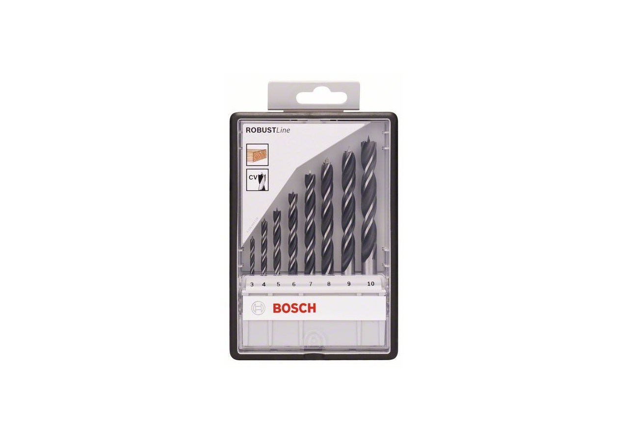 8 MECHES BOIS ROBUSTLINE - 2607010533 - Bosch