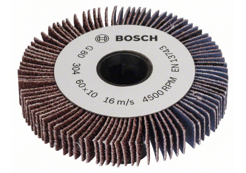 Accessoires PRR / TEXORO Rouleau lamelle 10mm Rainures Grain 80 - 1600A0014Y - Bosch