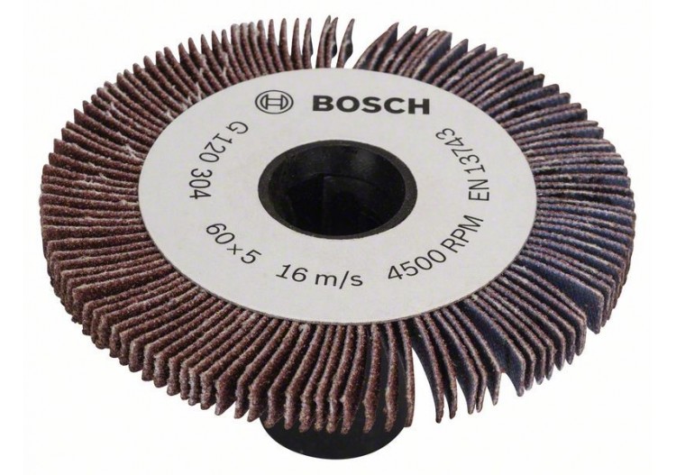 Accessoires PRR / TEXORO Rouleau lamelle 5mm Rainures Grain 120 - 1600A00151 - Bosch