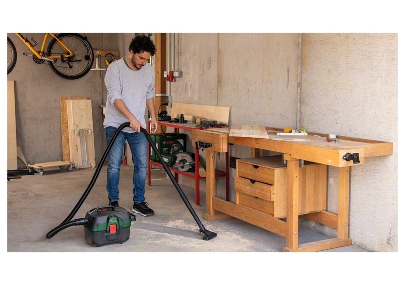 Aspirateur eau et poussière AdvancedVac 18V-8 - outil seul - 06033E1000 - Bosch