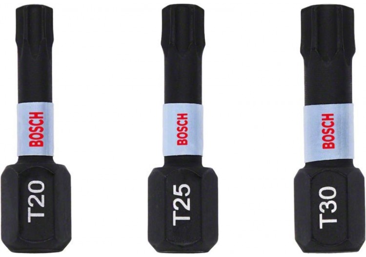 Assortiment 3 embouts IMPACT T 25mm - 2608522479 - Bosch