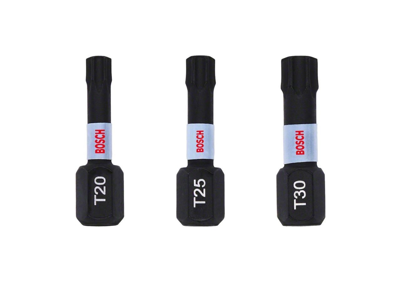 Assortiment 3 embouts IMPACT T 25mm - 2608522479 - Bosch