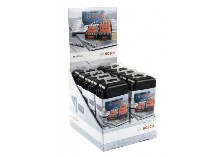 Assortiments de forets à métaux rectifiés HSS-G, DIN 338 - 2607019577 - Bosch
