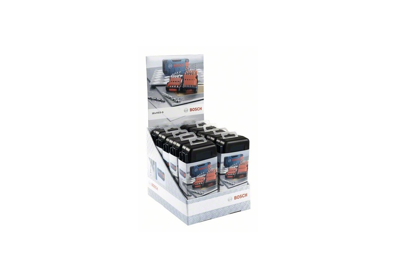 Assortiments de forets à métaux rectifiés HSS-G, DIN 338 - 2607019577 - Bosch