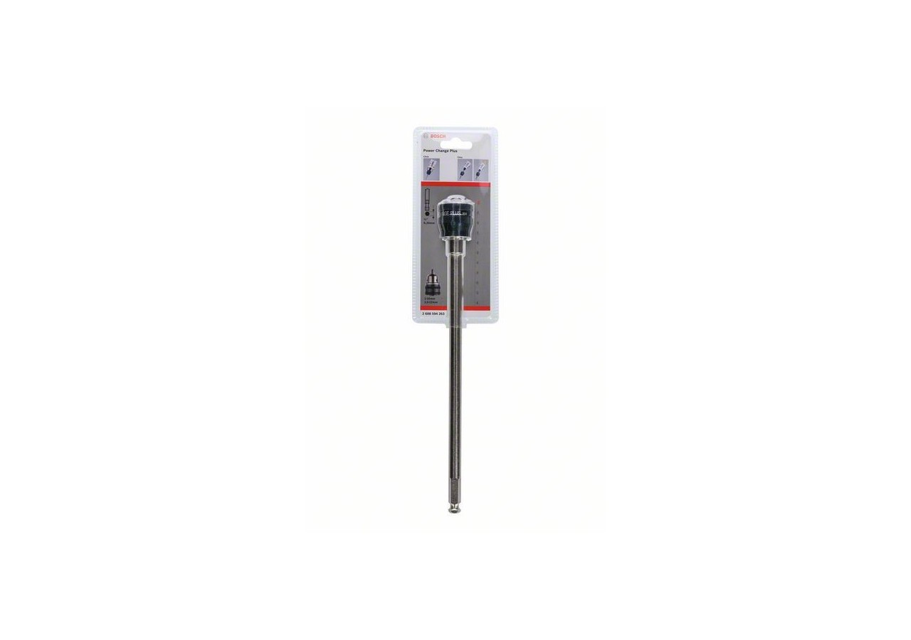 Barre d’extension 300 mm/12" mandrin PC Plus 7/16" 11 mm - 2608594263 - Bosch