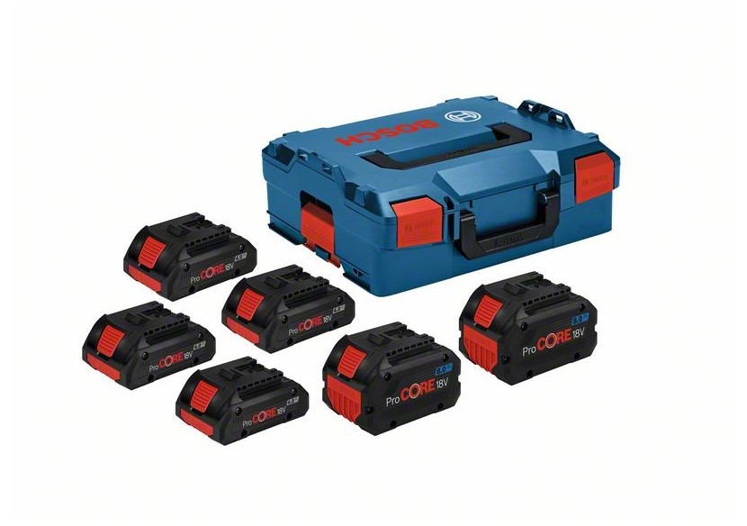 BATTERIE 4xProCORE18V 4,0Ah + 2xProCORE18V 8,0Ah, L-boxx - 1600A02A2T - Bosch
