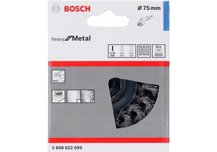 Brosses à fils en acier - 2608622099 - Bosch