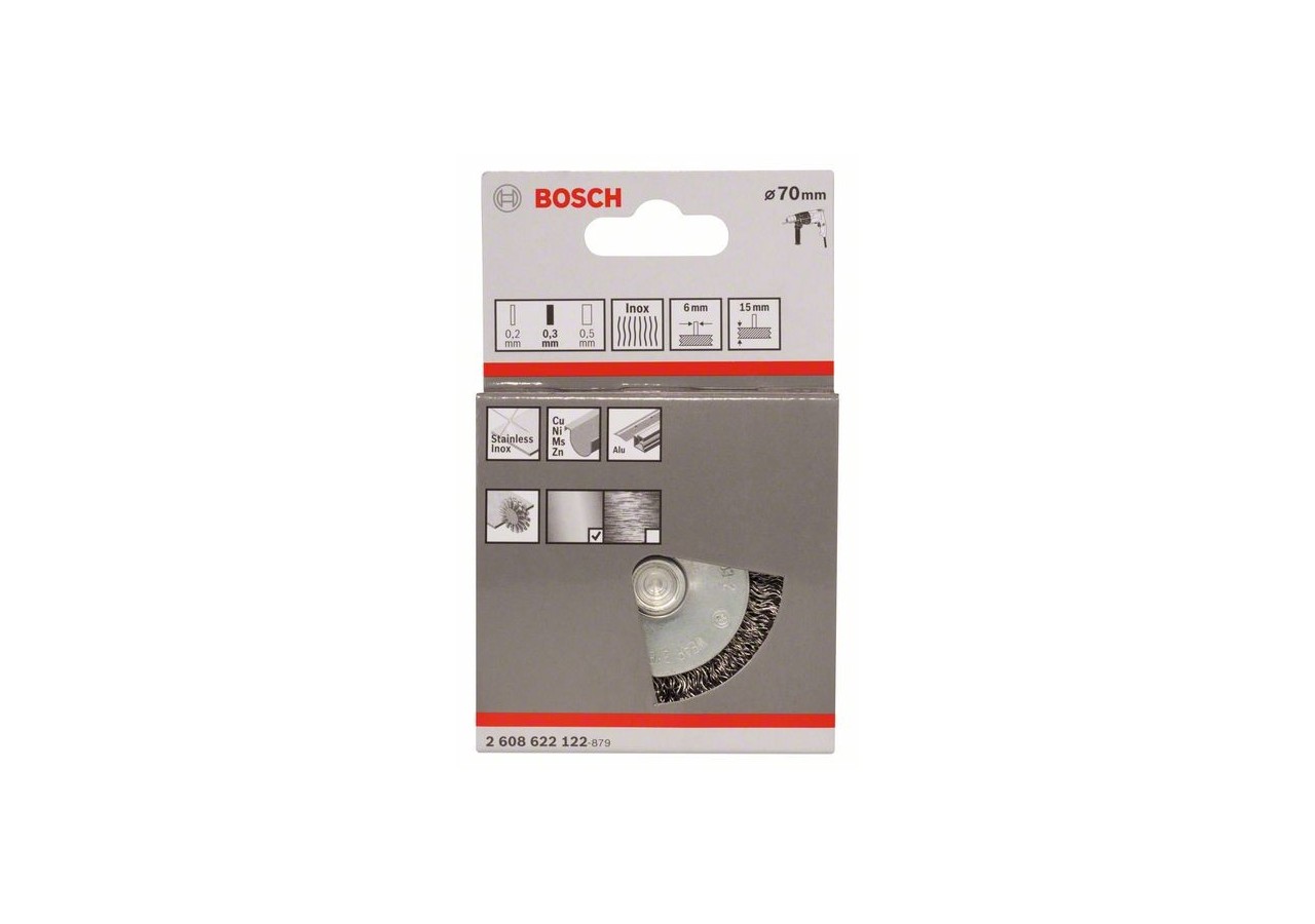Brosses à fils en acier spécial - 2608622122 - Bosch