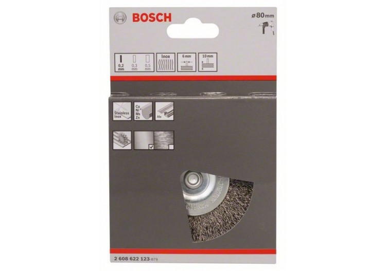 Brosses à fils en acier spécial - 2608622123 - Bosch