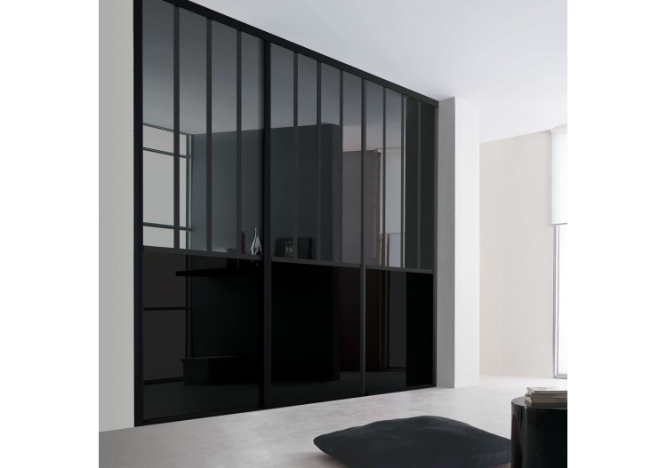 Façade de placard coulissante 3 portes City - Kazed : Confort'Mat 2