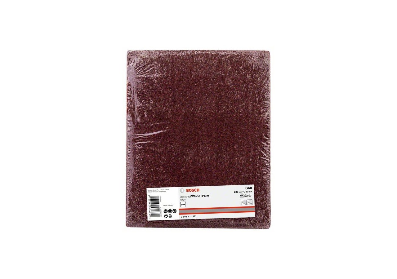 C420 SfWP, 230 x 280 mm, G40 230 x 280 mm, 40 Pack de 1 - 2608621592 - Bosch