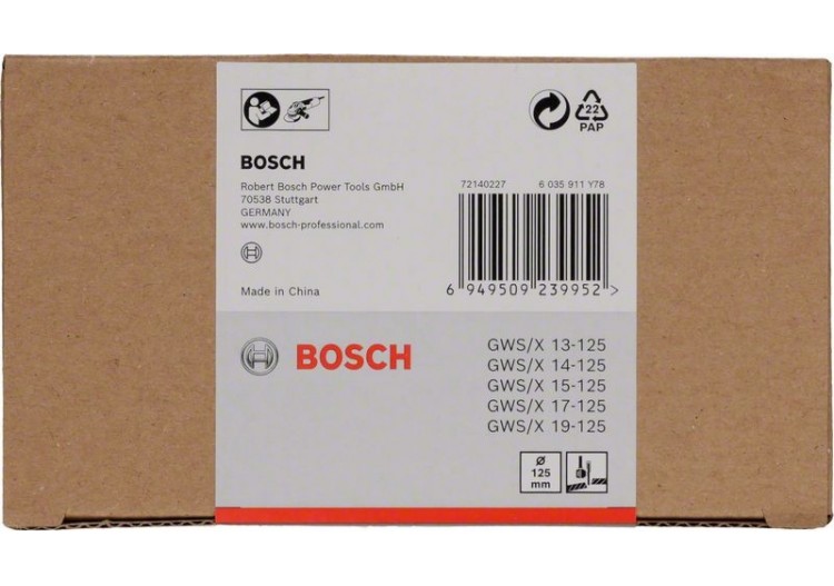 CAPOT DE PROTECTION POUR GWS/X ø125MM, métal - 2608000756 - Bosch