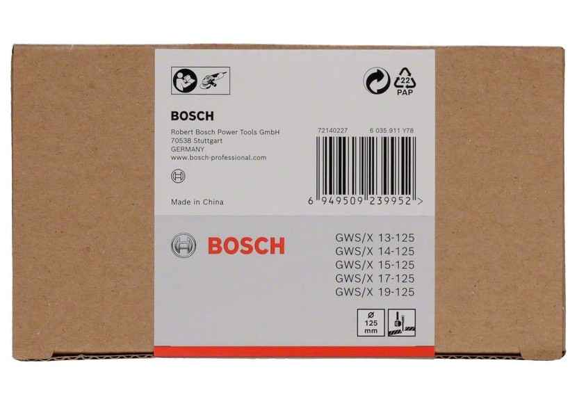 CAPOT DE PROTECTION POUR GWS/X ø125MM, métal - 2608000756 - Bosch CAPOT DE PROTECTION POUR GWS/X ø125MM, métal - 2608000756 - Bosch