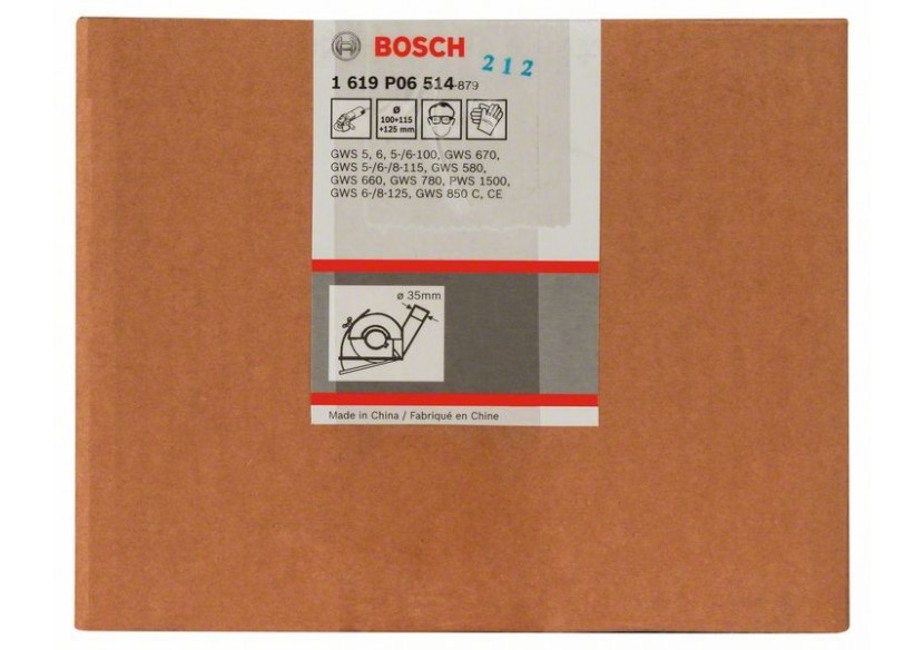 CARTER ASPIRATION POUR MEULEUSE 115 - 1619P06514 - Bosch