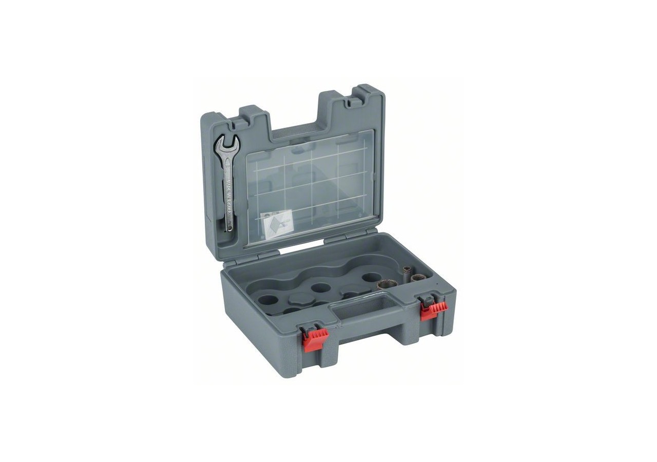 Coffret 3 scies trépans diamantées à sec PRO 14/25/35mm - 2608587136 - Bosch
