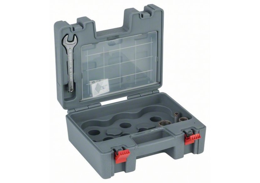 Coffret 3 scies trépans diamantées à sec PRO 14/25/35mm - 2608587136 - Bosch Coffret 3 scies trépans diamantées à sec PRO 14/25/35mm - 2608587136 - Bosch