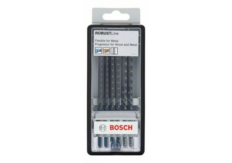 Coffret 6 Lames scie sauteuse Métal T318AF(2x) T318BF(2x) T345XF(2x) - 2607010573 - Bosch
