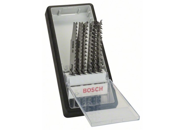 Coffret 6 Lames scie sauteuse Précision Bois T308B T308BF T301BCP T234X - 2607010572 - Bosch