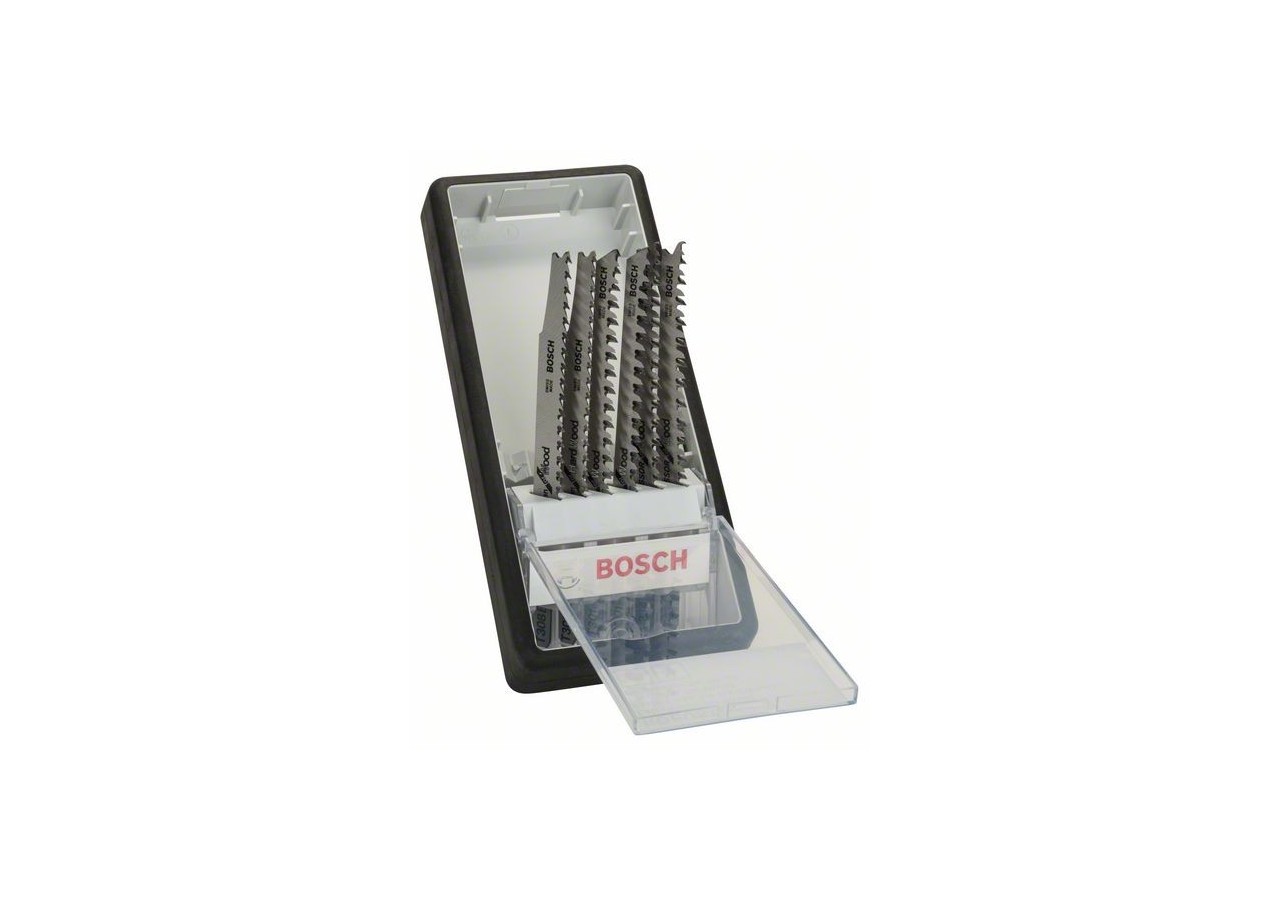 Coffret 6 Lames scie sauteuse Précision Bois T308B T308BF T301BCP T234X - 2607010572 - Bosch