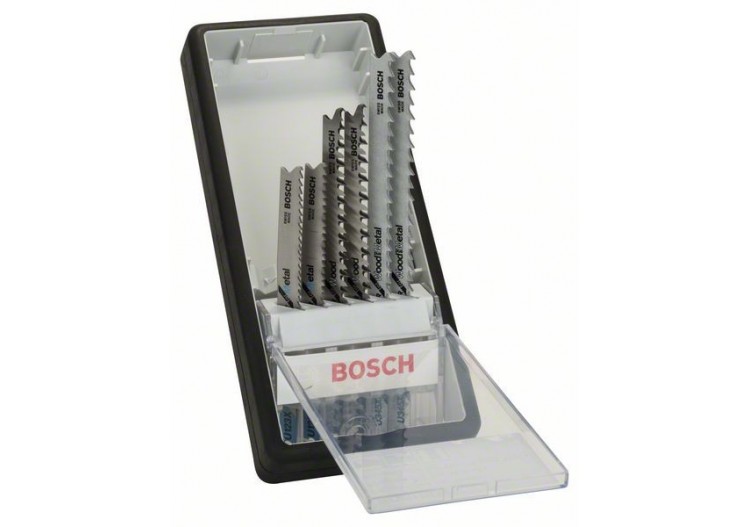Coffret 6 Lames scie sauteuse Progressor Bois & Métal U123X U234X U345XF - 2607010532 - Bosch