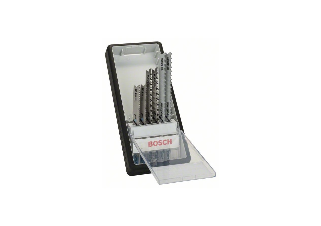 Coffret 6 Lames scie sauteuse Progressor Bois & Métal U123X U234X U345XF - 2607010532 - Bosch