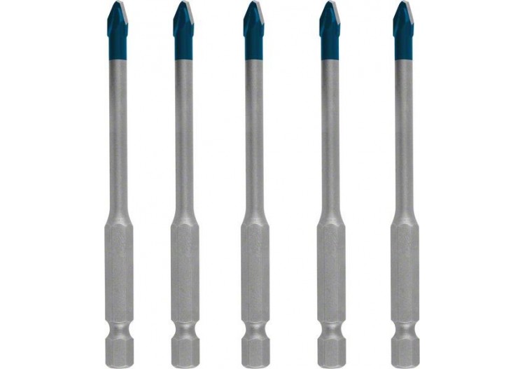 Coffret de forets pour tuiles Expert HardCeramic HEX-9 5 mm 5 pces - 2608900598 - Bosch