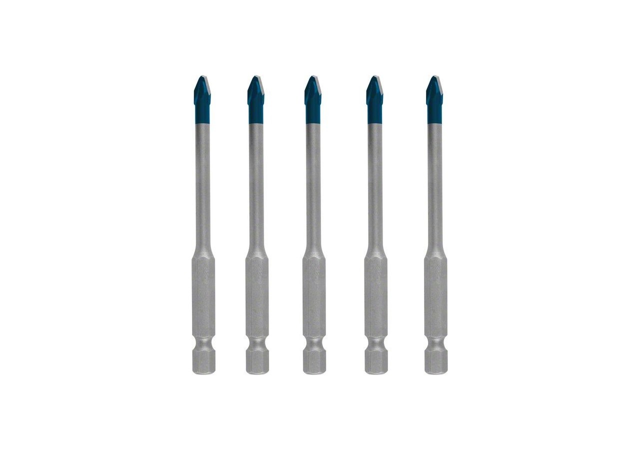 Coffret de forets pour tuiles Expert HardCeramic HEX-9 5 mm 5 pces - 2608900598 - Bosch