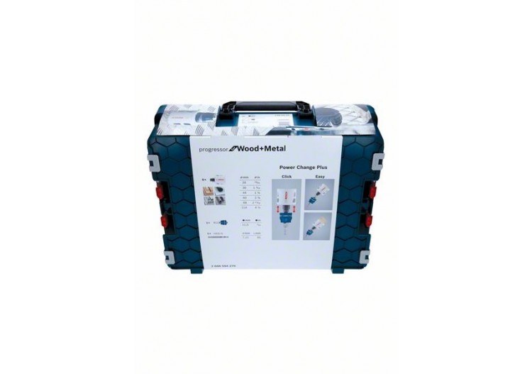 Coffret LBoxx 6 scies trépans BIM Progressor Bois & Métal Ø2030446068114mm - 2608594270 - Bosch