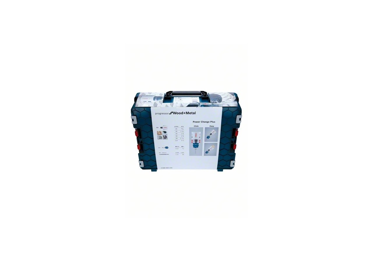 Coffret LBoxx 6 scies trépans BIM Progressor Bois & Métal Ø2030446068114mm - 2608594270 - Bosch