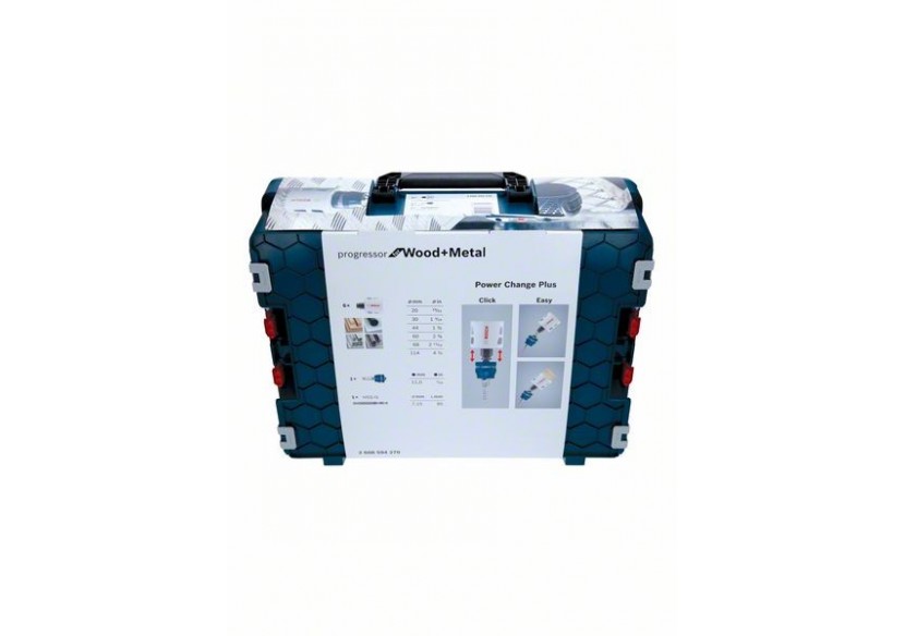 Coffret LBoxx 6 scies trépans BIM Progressor Bois & Métal Ø2030446068114mm - 2608594270 - Bosch
