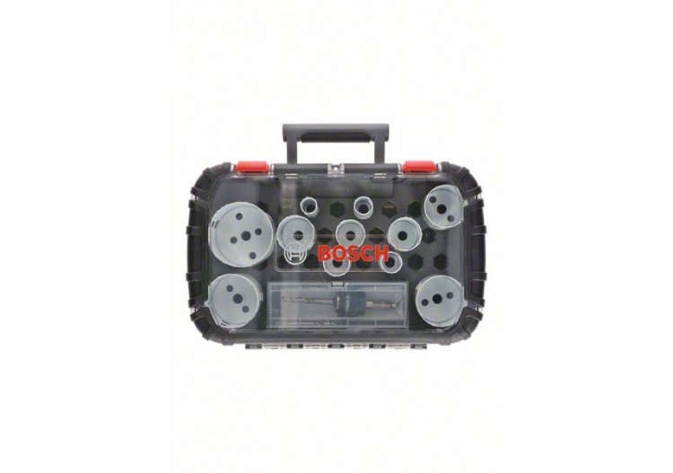 Coffret 11 scies trépans BIM Progr. Bois&Métal Ø2022253235404451606476 - 2608594192 - Bosch
