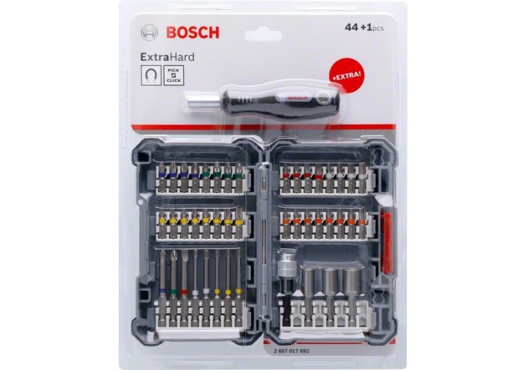 Coffret vissage Promo 44pcs+poignée - 2607017692 - Bosch